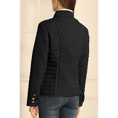 Women’s Spring & Winter Quilted Zip-Up Puffer Coat