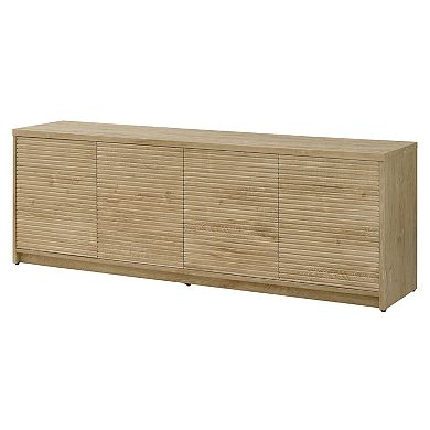 Finley & Sloane Desmond Rectangular Fluted TV Stand