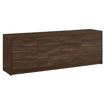 Finley & Sloane Desmond Rectangular Fluted TV Stand