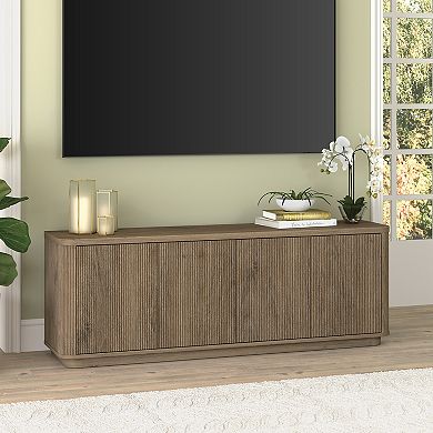 Finley & Sloane Easton Rectangular Fluted TV Stand for TVs up to 75-Inches