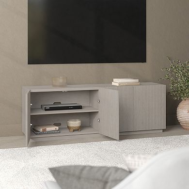 Finley & Sloane Halifax Rectangular Fluted TV Stand for TVs up to 75 Inches