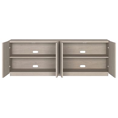 Finley & Sloane Halifax Rectangular Fluted TV Stand for TVs up to 75 Inches