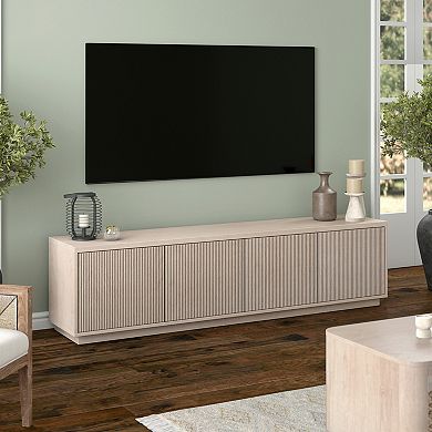 Finley & Sloane Hanson Rectangular Fluted TV Stand for TVs up to 85-Inches