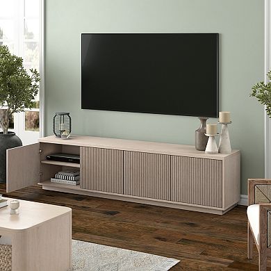Finley & Sloane Hanson Rectangular Fluted TV Stand for TVs up to 85-Inches