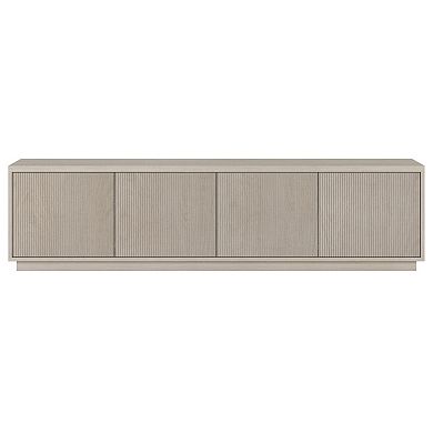 Finley & Sloane Hanson Rectangular Fluted TV Stand for TVs up to 85-Inches