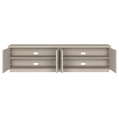 Finley & Sloane Hanson Rectangular Fluted TV Stand for TVs up to 85-Inches