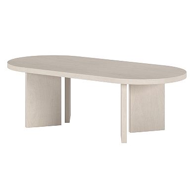 Finley & Sloane Alma 48-Inch Wide Oval Coffee Table