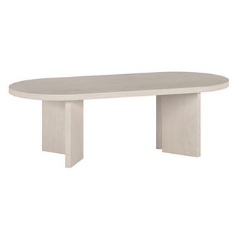Finley & Sloane Alma 48-Inch Wide Oval Coffee Table