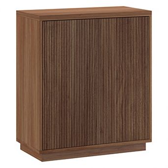 Finley & Sloane Alston 28-Inch Wide Rectangular Fluted Accent Cabinet