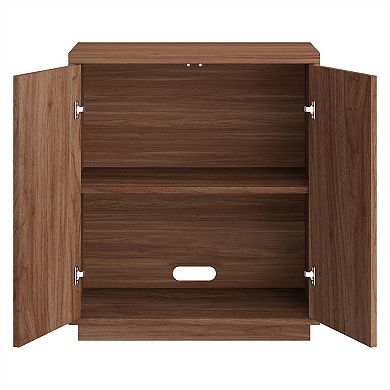 Finley & Sloane Alston 28-Inch Wide Rectangular Fluted Accent Cabinet