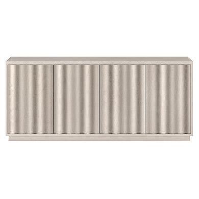 Finley & Sloane Alston 68-Inch Wide Rectangular Fluted Buffet Table