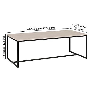 Finley & Sloane Boone 47-Inch Wide Rectangular Coffee Table