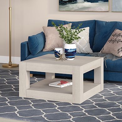 Finley & Sloane Hughes 32-Inch Wide Square Coffee Table