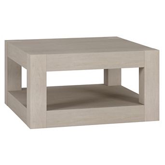 Finley & Sloane Hughes 32-Inch Wide Square Coffee Table