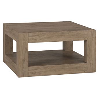 Finley & Sloane Hughes 32-Inch Wide Square Coffee Table