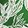 Green Etched Leaves