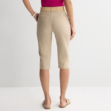 Women's Nine West High-Rise Slim Capri Pants