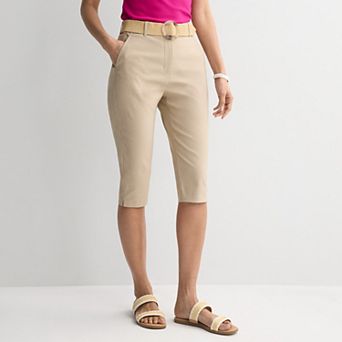 Women's Nine West High-Rise Slim Capri Pants