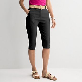 Women's Nine West High-Rise Slim Capri Pants