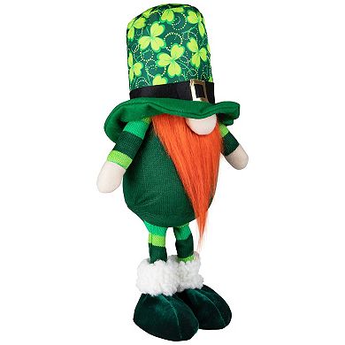 Northlight St. Patrick's Day Standing Shamrock Gnome Floor Decor