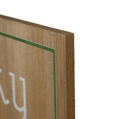 Northlight St. Patrick's Day "Lucky to be Blessed" Wooden Sign Wall Decor