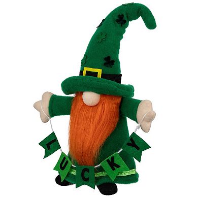 Northlight St. Patrick's Day Lucky Gnome Figurine Floor Decor