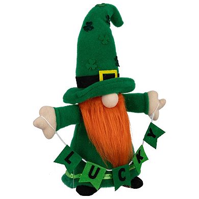 Northlight St. Patrick's Day Lucky Gnome Figurine Floor Decor
