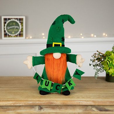 Northlight St. Patrick's Day Lucky Gnome Figurine Floor Decor