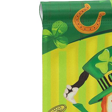 Northlight "Happy St. Patty's" Dancing Leprechaun Outdoor Garden Flag