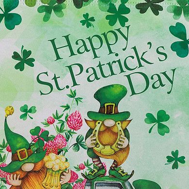 Northlight "Happy St. Patrick's Day" Joyful Leprechauns Outdoor Garden Flag