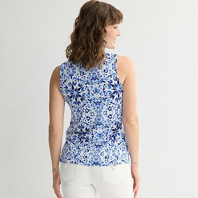 Women's Apt. 9® Sleeveless Zipper Top
