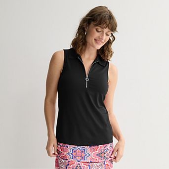 Women's Apt. 9® Sleeveless Zipper Top