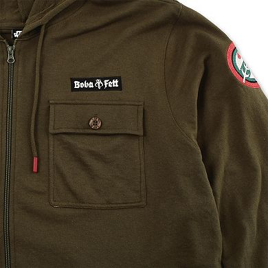 Men's Star Wars Boba Fett Mandalorian Warrior Graphic Hoodie
