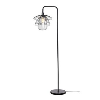Kenroy Home Orchid Industrial Metal Floor Lamp