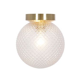 Kenroy Home Prismatic 1-Light Flush Mount Light Fixture