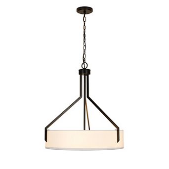 Kenroy Home Thayne 5-Light Drum Pendant Fixture