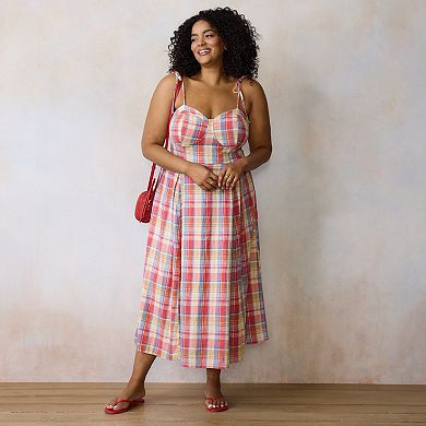 Plus Size LC Lauren Conrad Fit & Flare Midi Dress