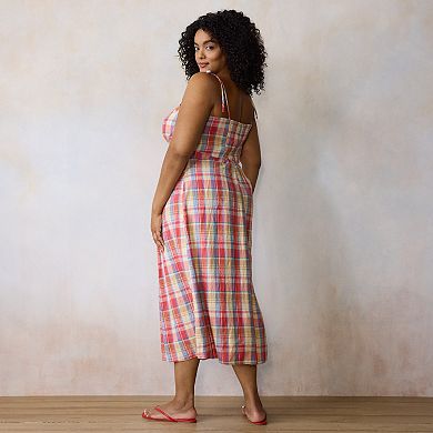 Plus Size LC Lauren Conrad Fit & Flare Midi Dress
