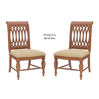 Linon Mercer Wood Dining Chair Set of 2