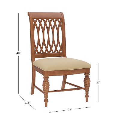 Linon Mercer Wood Dining Chair Set of 2