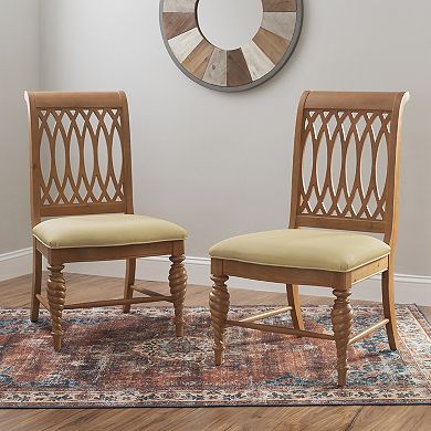 Linon Mercer Wood Dining Chair Set of 2