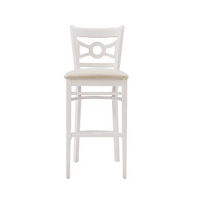 Linon Teresa Wood Barstool Set of 2