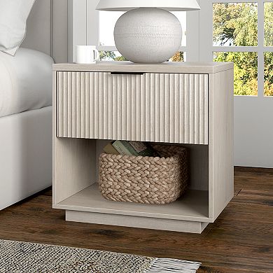 Finley & Sloane Karten Rectangular Fluted Nightstand