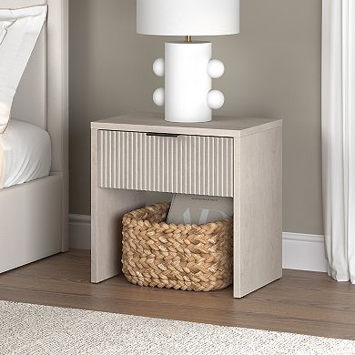 Finley & Sloane Kenslow Rectangular Fluted Nightstand