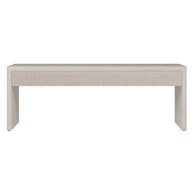 Finley & Sloane Lawrence Rectangular Fluted Coffee Table