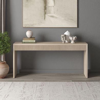 Finley & Sloane Lawrence Rectangular Fluted Console Table