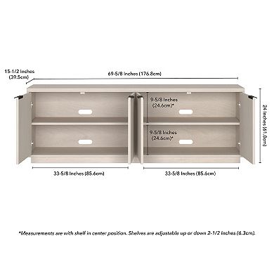 Finley & Sloane Mansfield Rectangular TV Stand