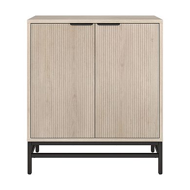 Finley & Sloane Montello Rectangular Fluted Accent Cabinet