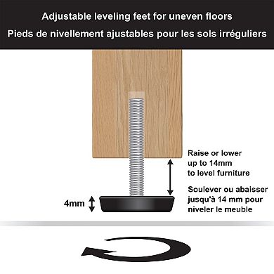 Finley & Sloane Montello Rectangular Fluted Accent Cabinet