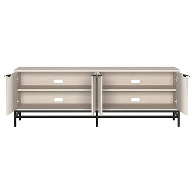 Finley & Sloane Montello Rectangular Fluted TV Stand